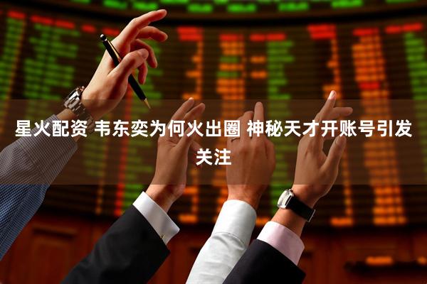 星火配资 韦东奕为何火出圈 神秘天才开账号引发关注