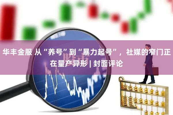 华丰金服 从“养号”到“暴力起号”，社媒的窄门正在量产异形 | 封面评论